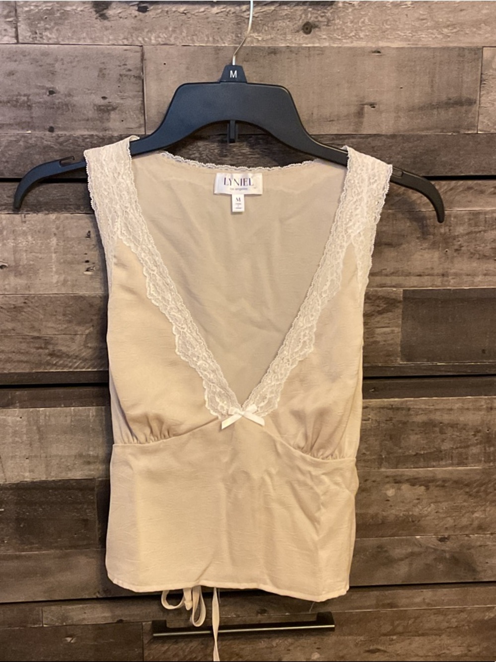 Lyniel Cream Lace V-Neck Camisole